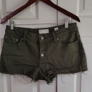 Lucky brand The Cut Off Hunter Green Size 6